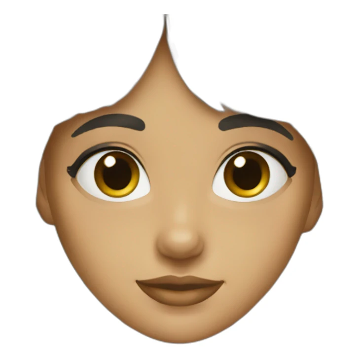 canadian-girl-black-bangs sticker