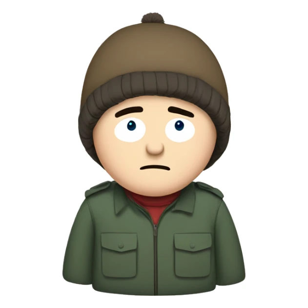 Stan marsh from hit tv show South Park  sticker