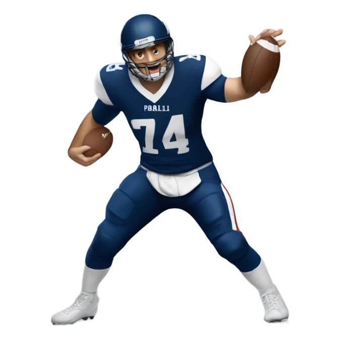 Adam Pally dancing in a football uniform  sticker