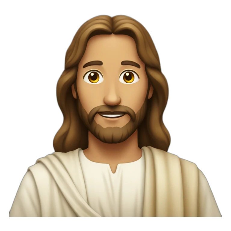 Jesus loving the world  sticker