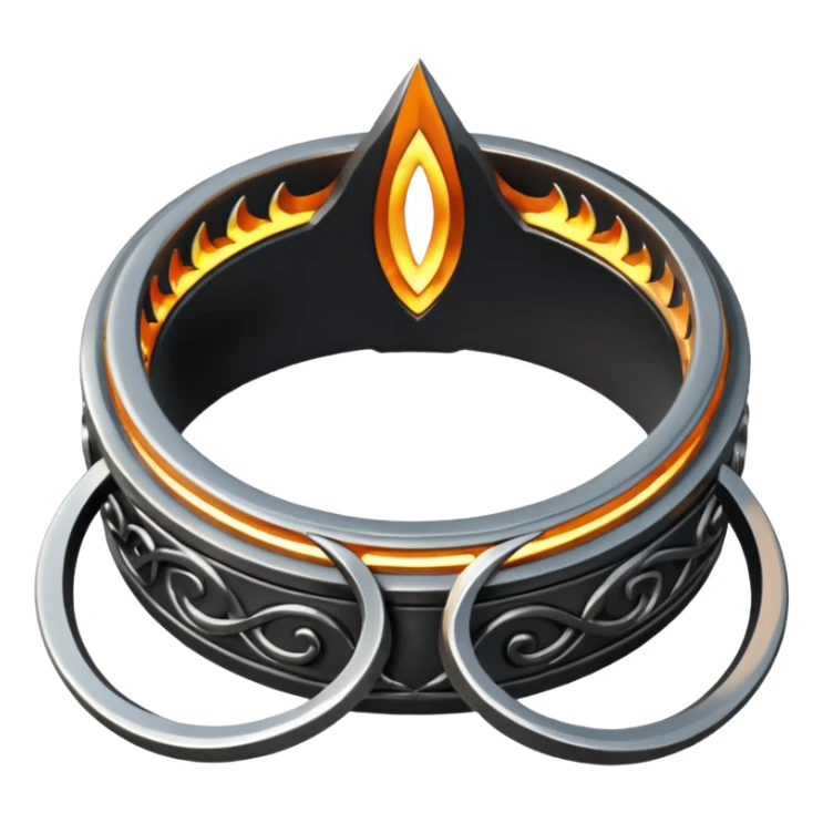 The rings of Sauron  sticker