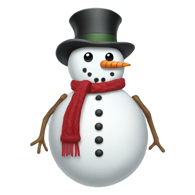 snowman sticker