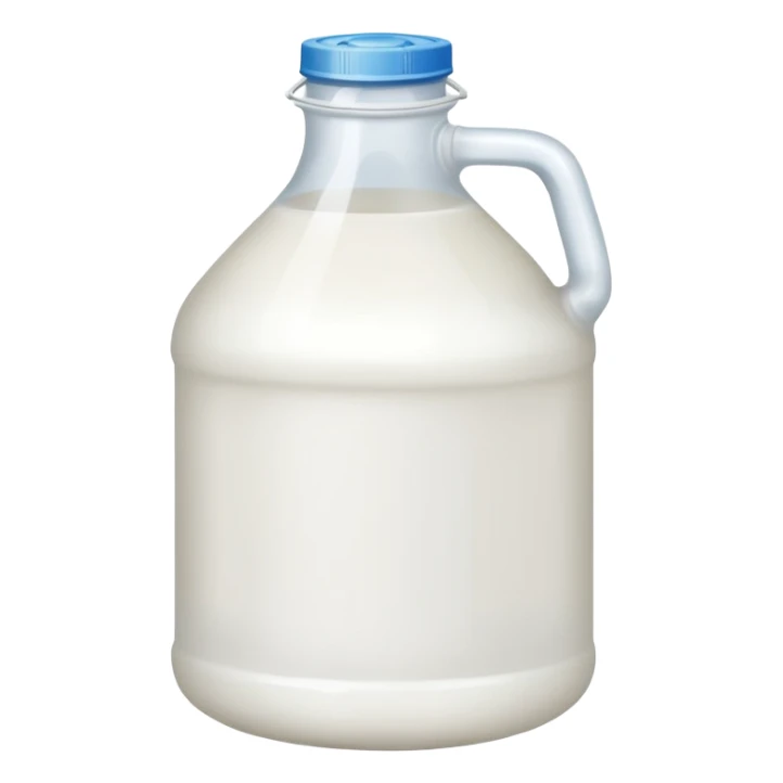 Gallon of milk sticker