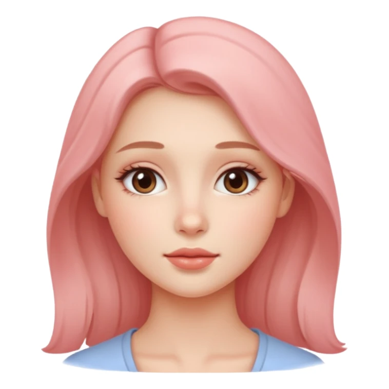 Casula style woman face sticker