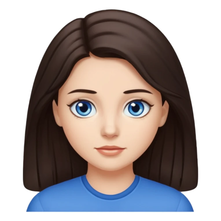 Marissa Bode with dark brown hair sticker