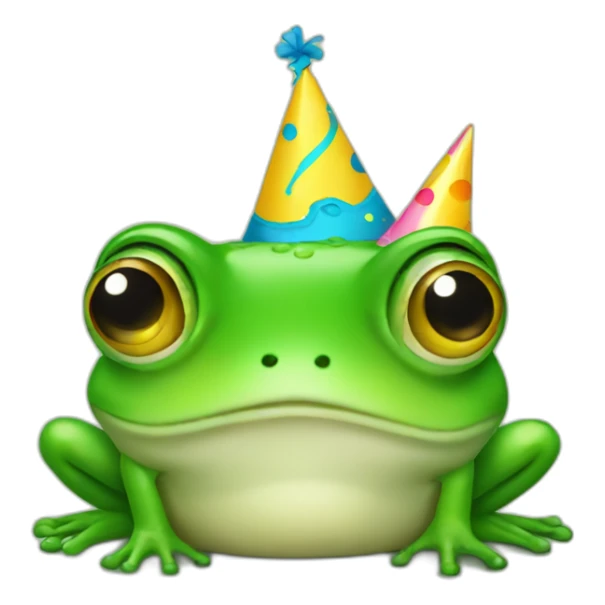 party frog sticker