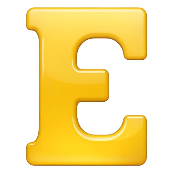  L plate emoji with yellow background  sticker