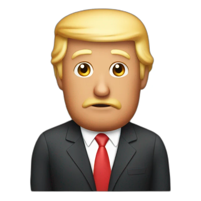 trump-holding-his-sausage sticker