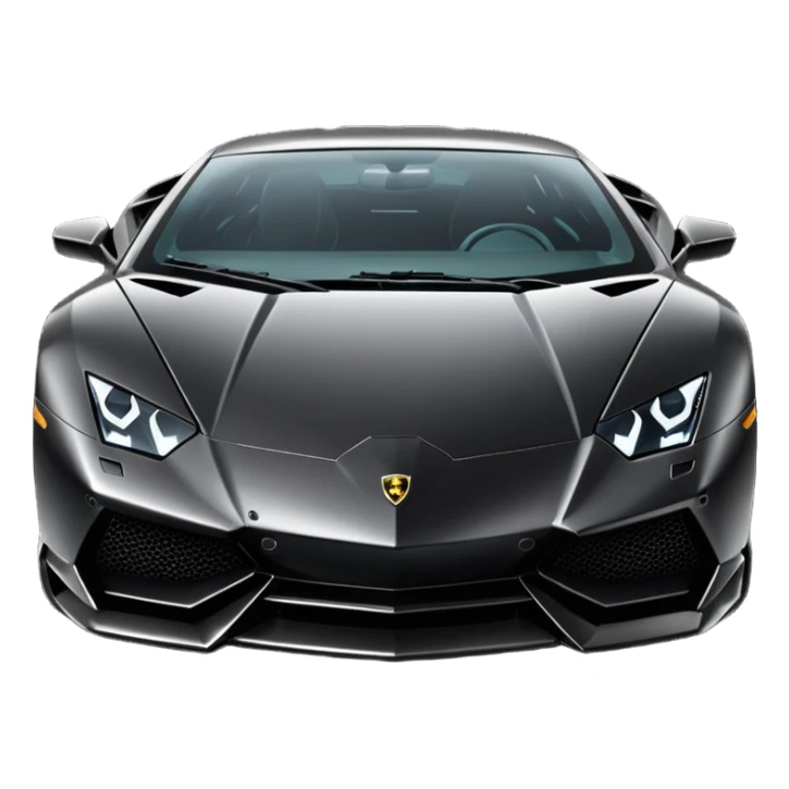 an emoji of a lamborghini sticker