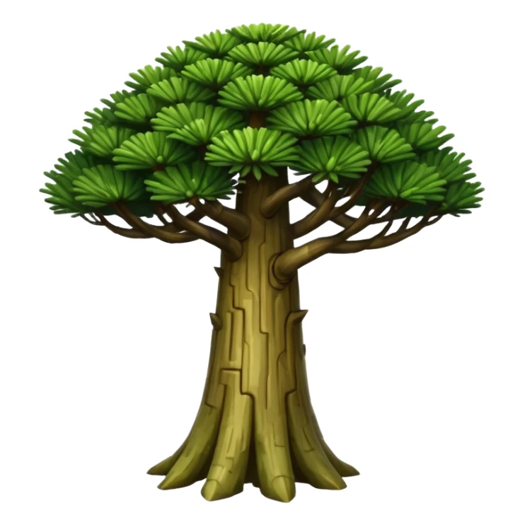 A Brazilian araucaria tree sticker