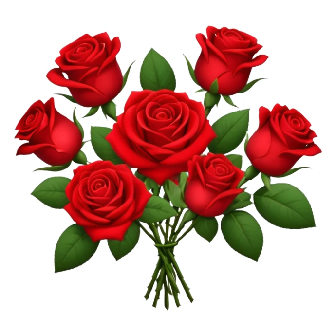 bouquet of roses  sticker
