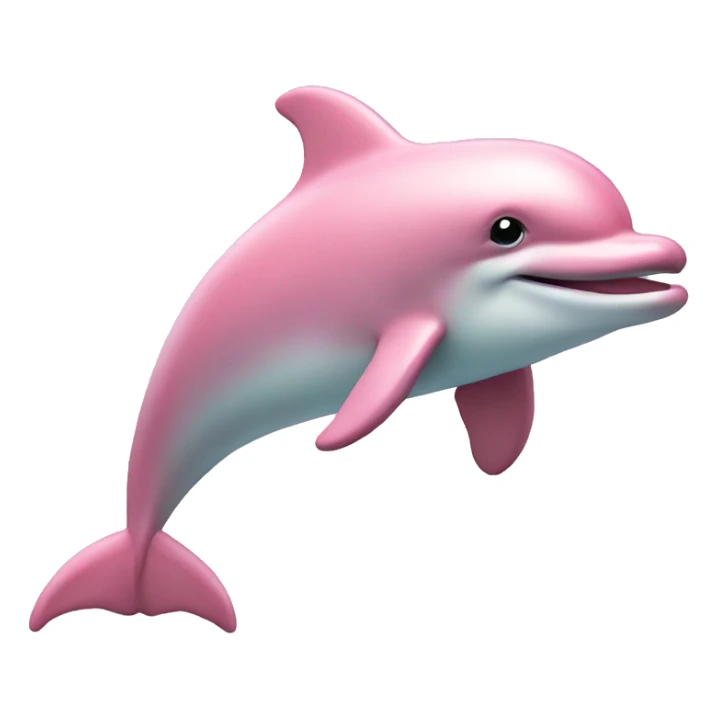 Pastel-pink-colors-dolphin sticker