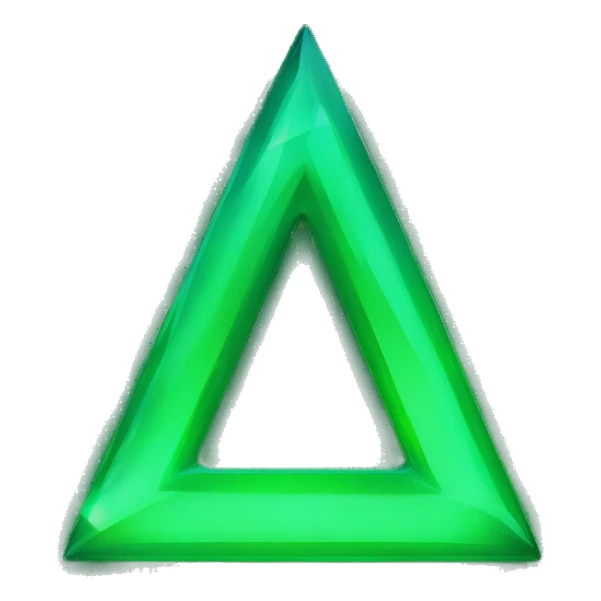 A mysterious shining omnious element Shining in neon green beautiful Looking Like  Emerald sticker