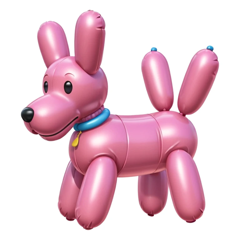 spam meat pink balloon dog sticker