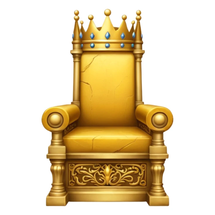 The throne of ancient kings in full majesty sticker