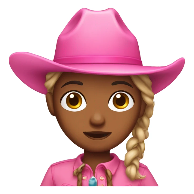 pink cowgirl boats sticker