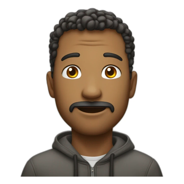 Homme levant les doigt vers le ciel sticker