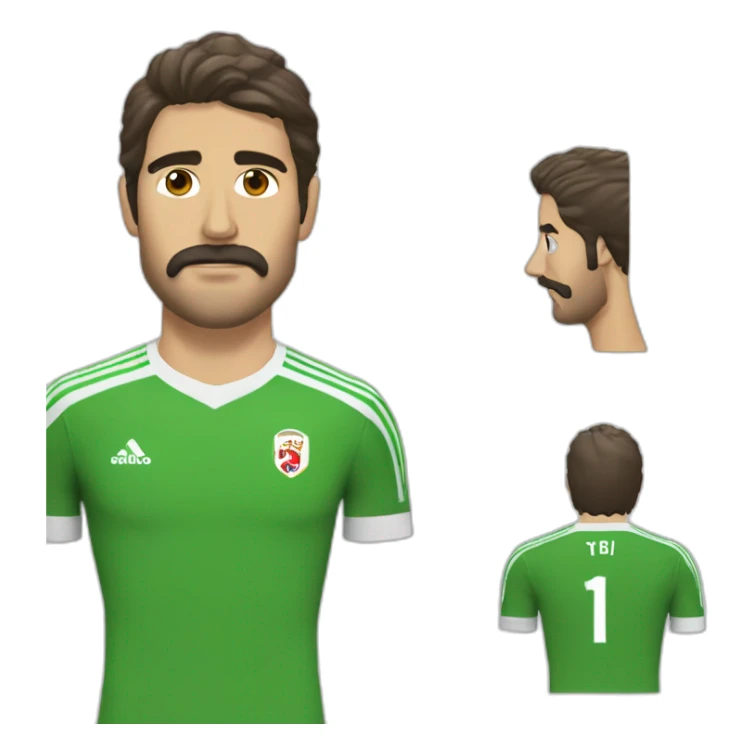 pablo renaud futbolista sin bigote sticker