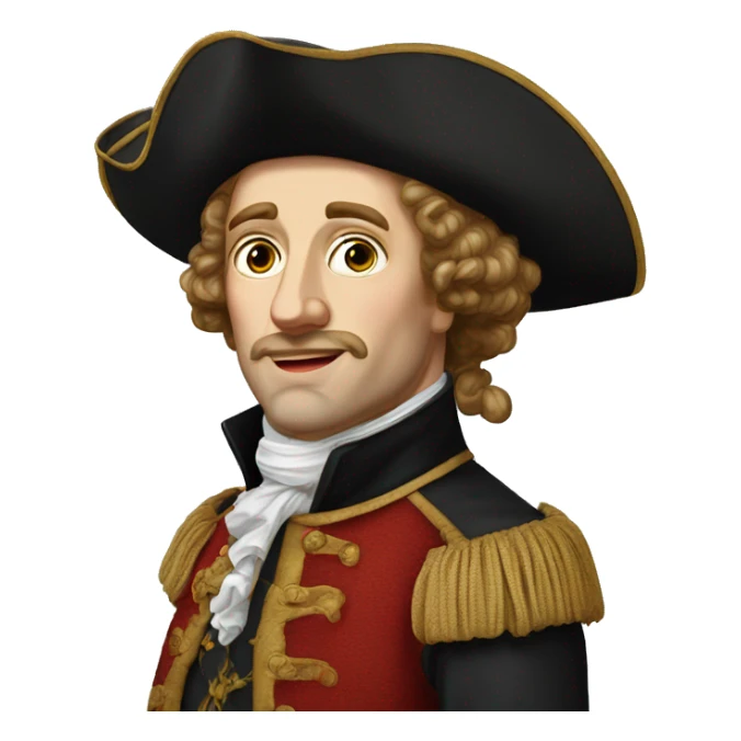 photorealistic german aristocrat XVII century sticker