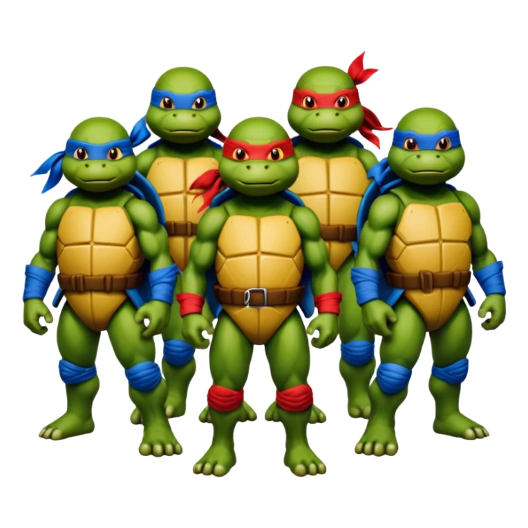 
Teenage Mutant Ninja Turtles (1987) characters sticker