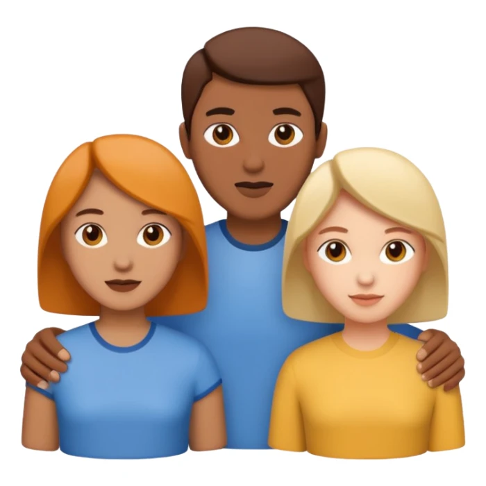 now a icon of three people isometric sticker