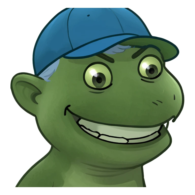 Trollface with sly smile meme emoji iPhone style sticker