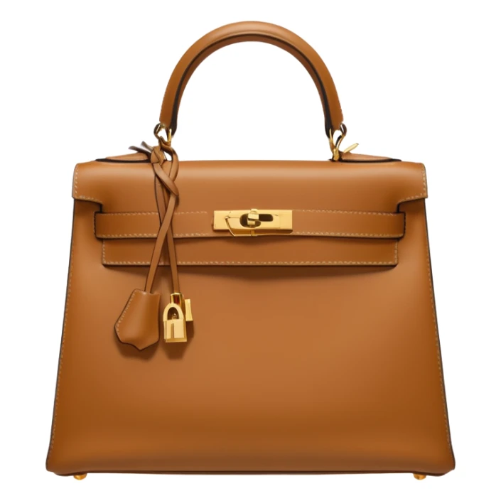 hermes kelly tan color bag  sticker