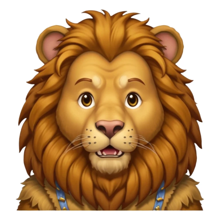 The Cowardly Lion from the Wizard of Oz sticker