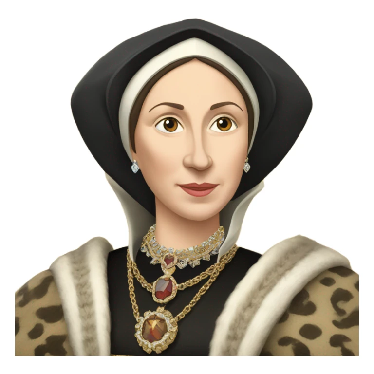 Queen Catherine of Aragon, detailed pretty sticker