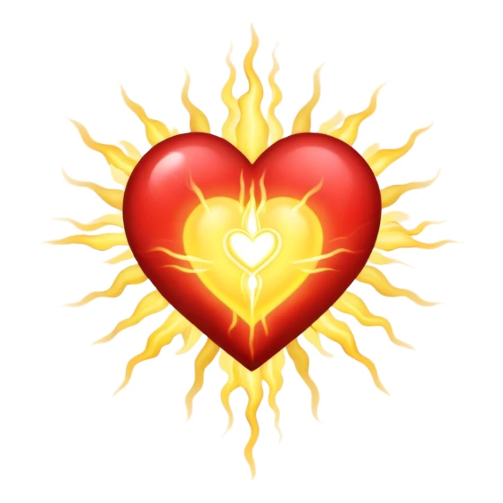 heart Spiritual energy sticker