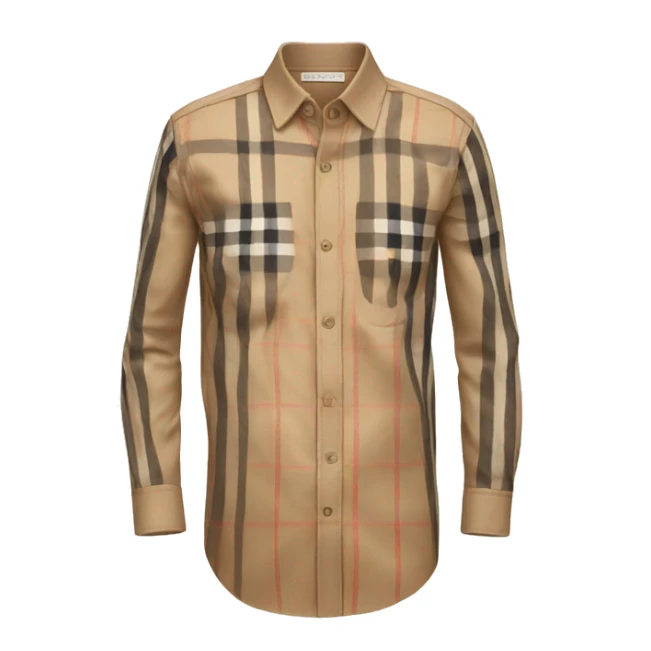 Burberry shirt sticker
