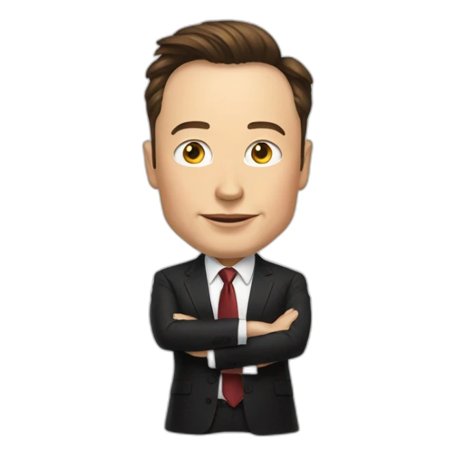 Elon musk president of usa sticker