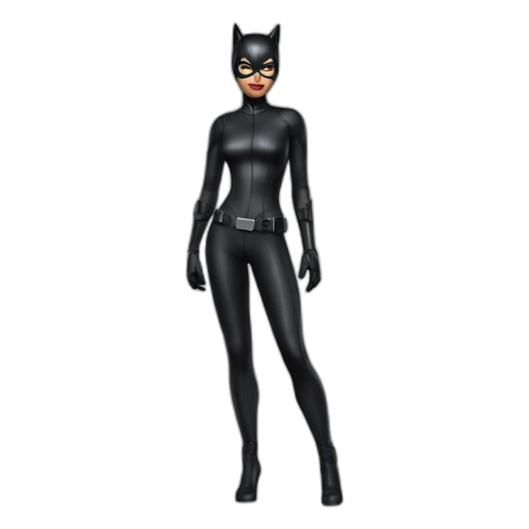 Catwoman hyperréalisme full body sticker