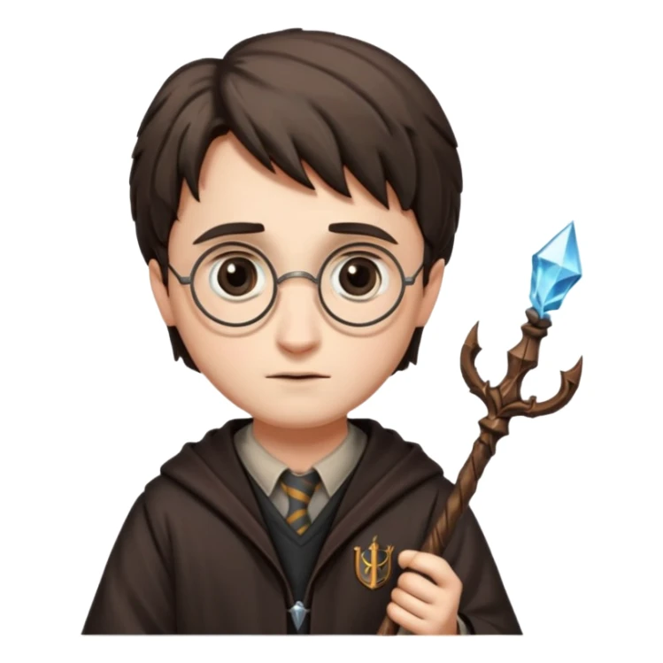 Harry Potter magical wand no kristal and sade sticker