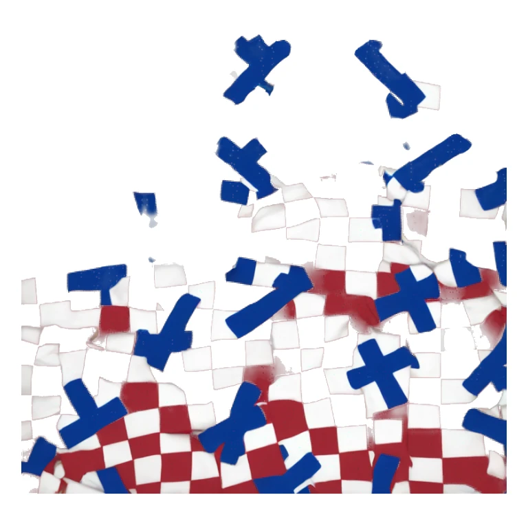 France flag with Cross of Lorraine sticker