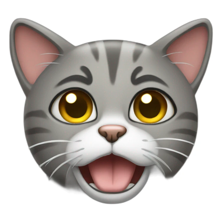 Weeping cat with lots of tears sticker