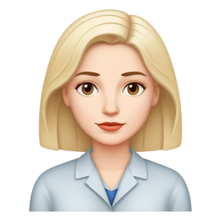 A white woman who confidently and calmly talks about equality and justice sticker