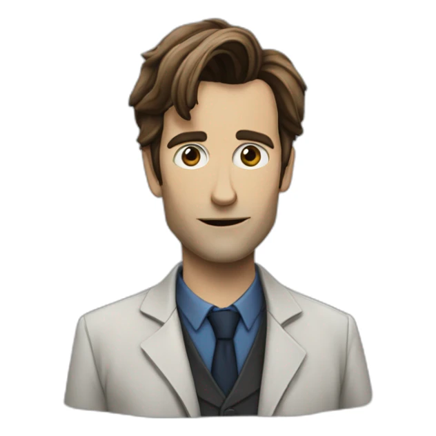 devid tennant in doctor who sticker