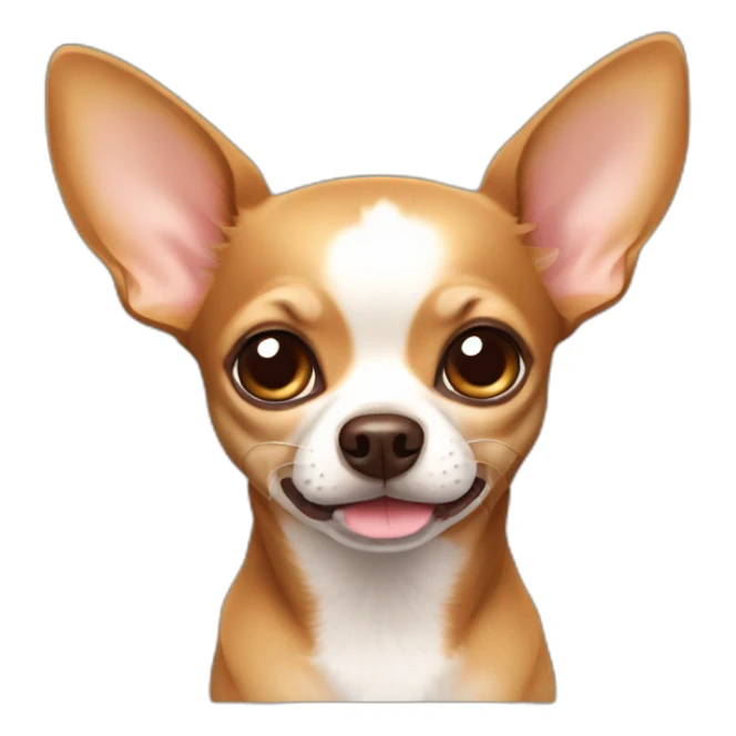 Chihuahua dog Brown color sticker