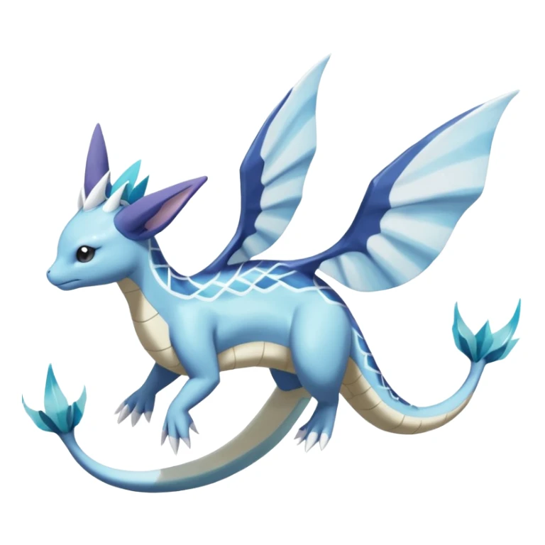 Lapras-Meloetta-Vaporeon-Dialga-Suicune-fusion, full body  sticker