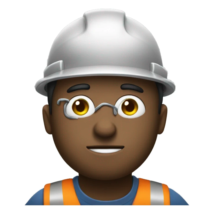 dirty and tired  factory worker sticker