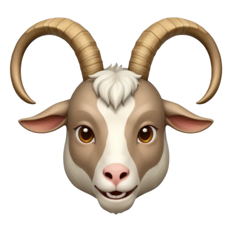 goat head person sticker