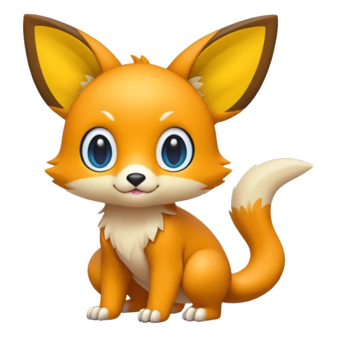 Cute cool animal hybrid Fakemon full body sticker