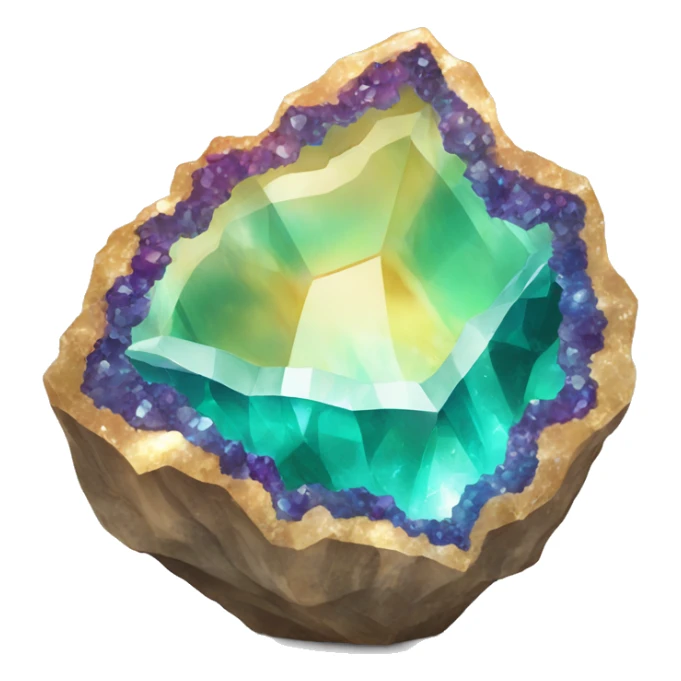 Gemstone Geode sticker