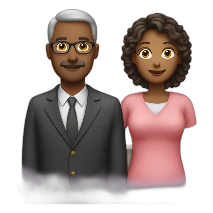 mom and dad are teacher sticker