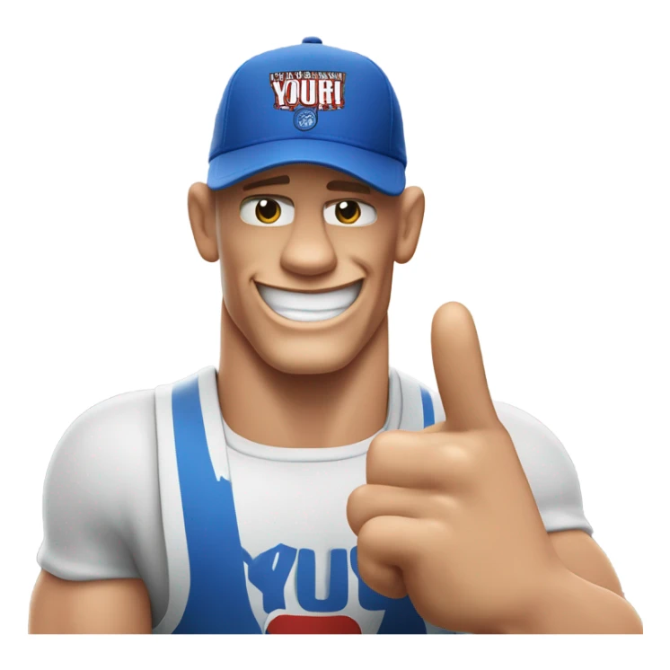 john cena you can’t see me sticker