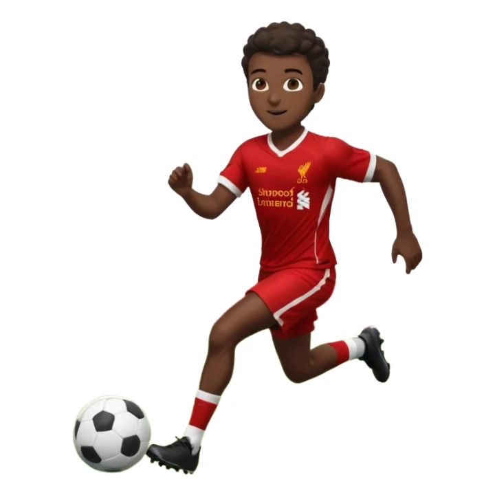 A Liverpool soccer player no salah sticker