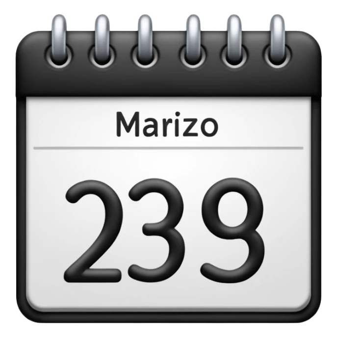 muestrame un emoji de calendario con la fecha 3 de marzo sticker