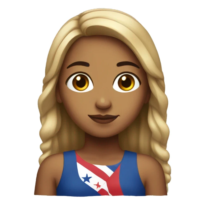 Puerto Rican girl  sticker