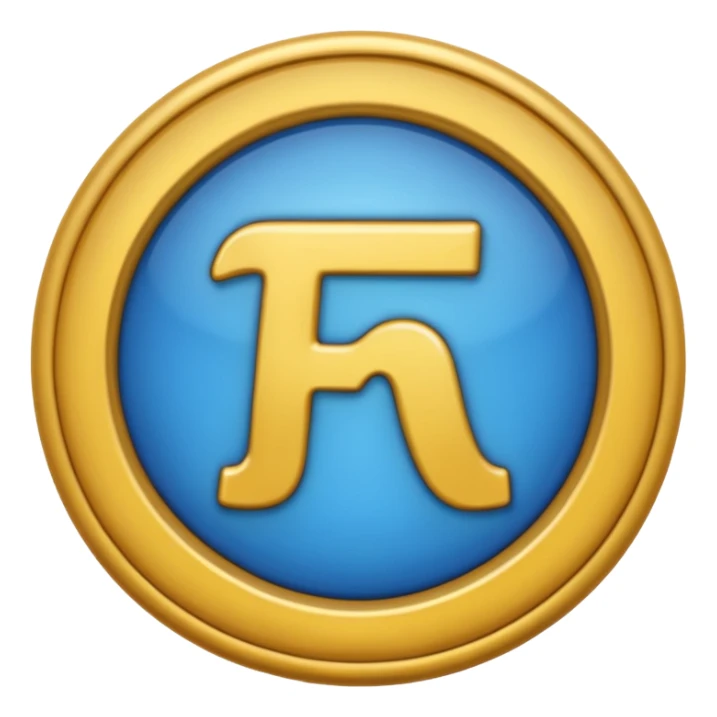 Um emoji do símbolo de π (pi) com o número 3,14 em baixo do símbolo sticker